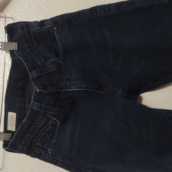 LEVI'S USED PANTS PANT LEG HEMS CUT. SIZE STATES W26 L30 BLUE - Picture 3 of 13